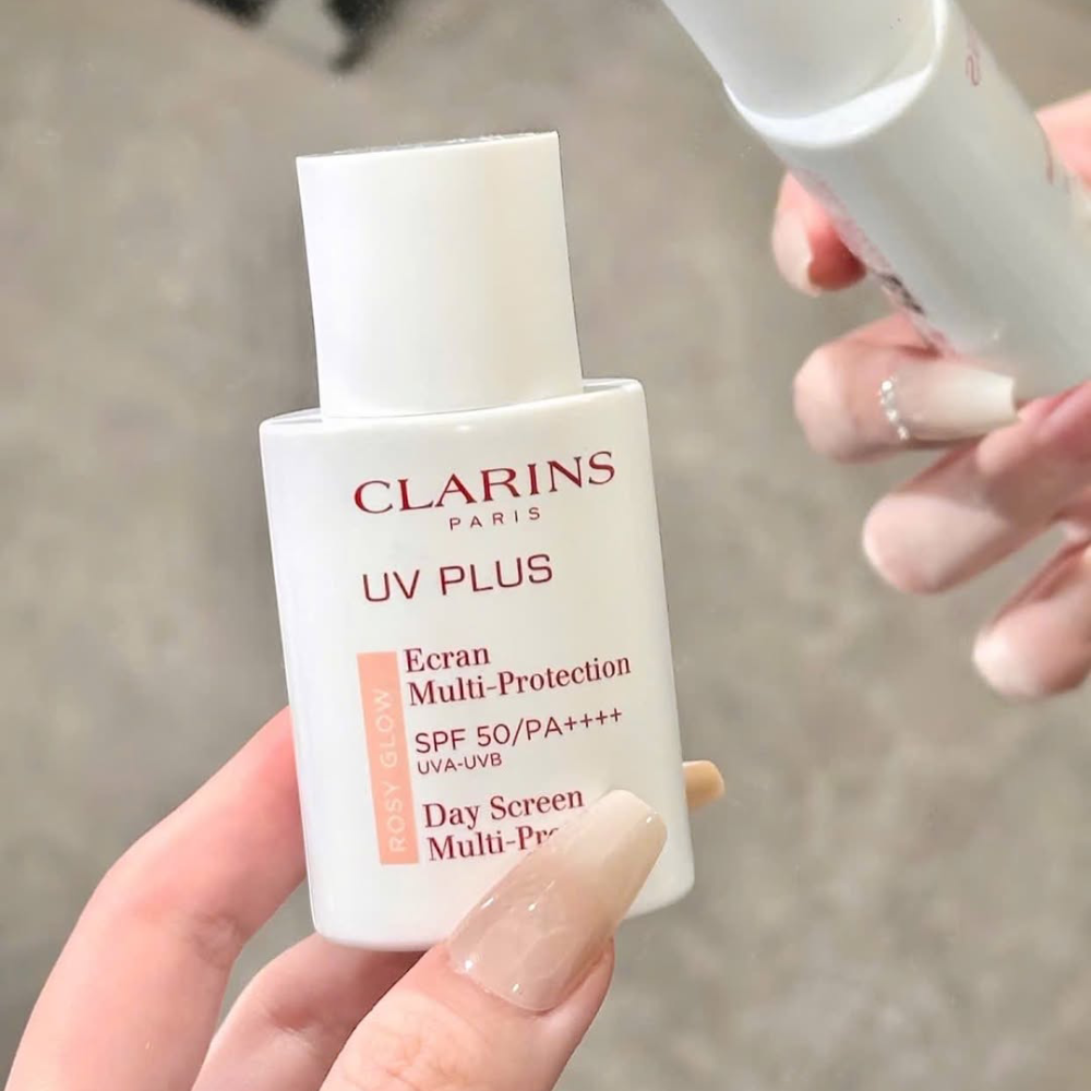 Clarins UV Plus Anti-Pollution Ecran Multi-Protection SPF 50/PA++++ 10ml #rosy glow ,Clarins UV Plus Anti-Pollution Ecran Multi-Protection SPF ราคา , Clarins UV Plus Anti-Pollution Ecran Multi-Protection SPF รีวิว 